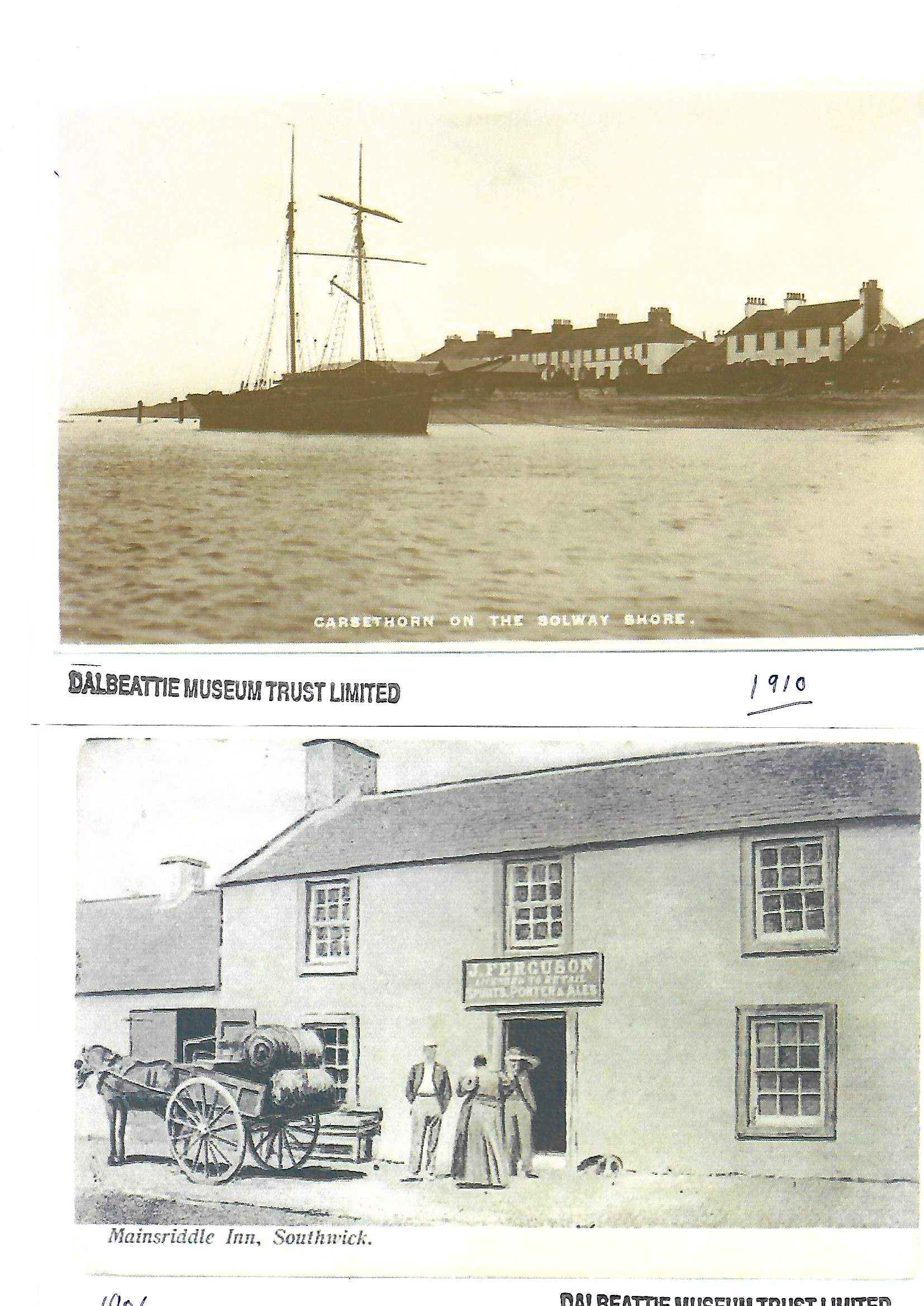 Old photos of Carsethorn and Southwick