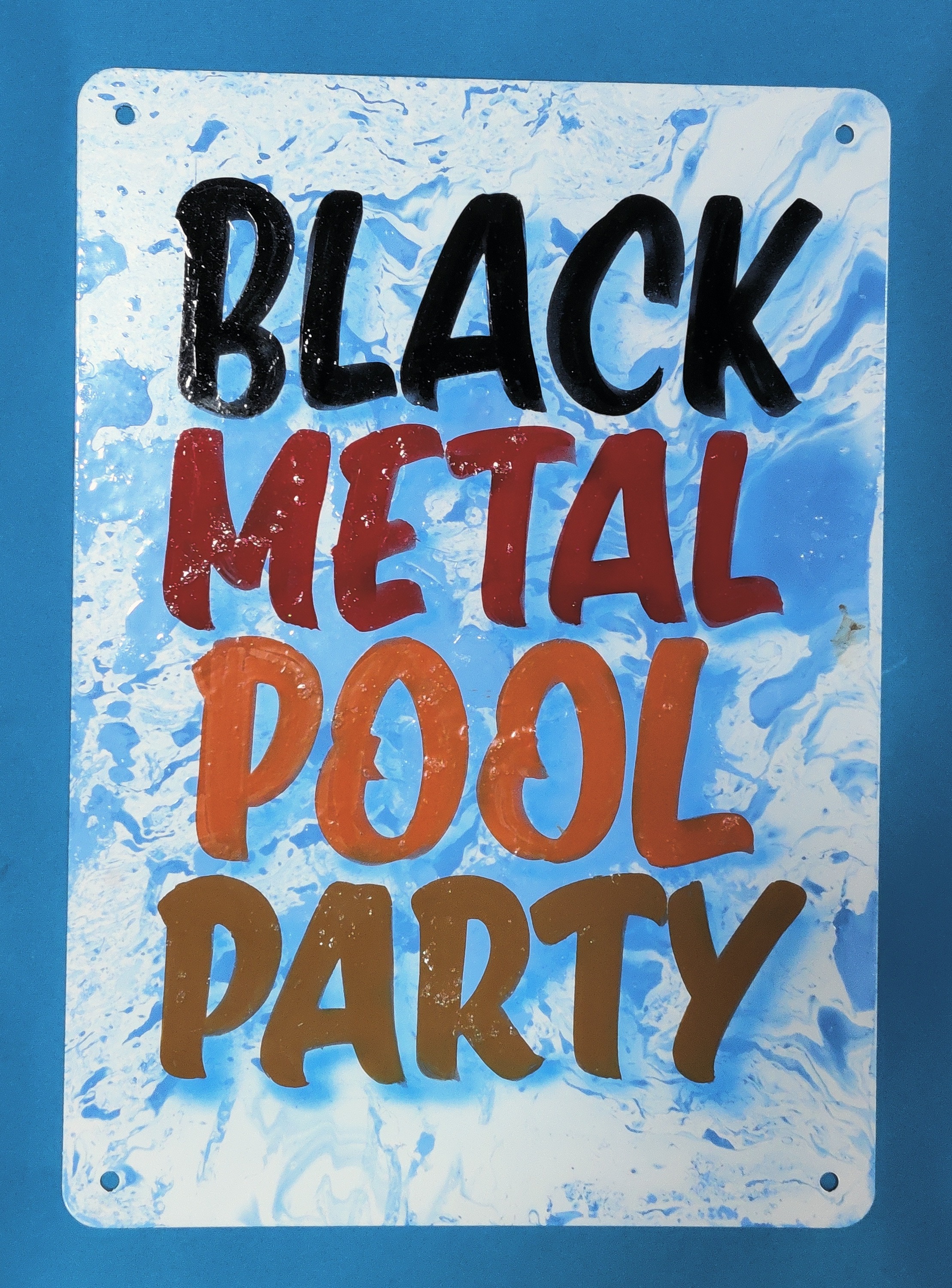 BLACK METAL POOL PARTY