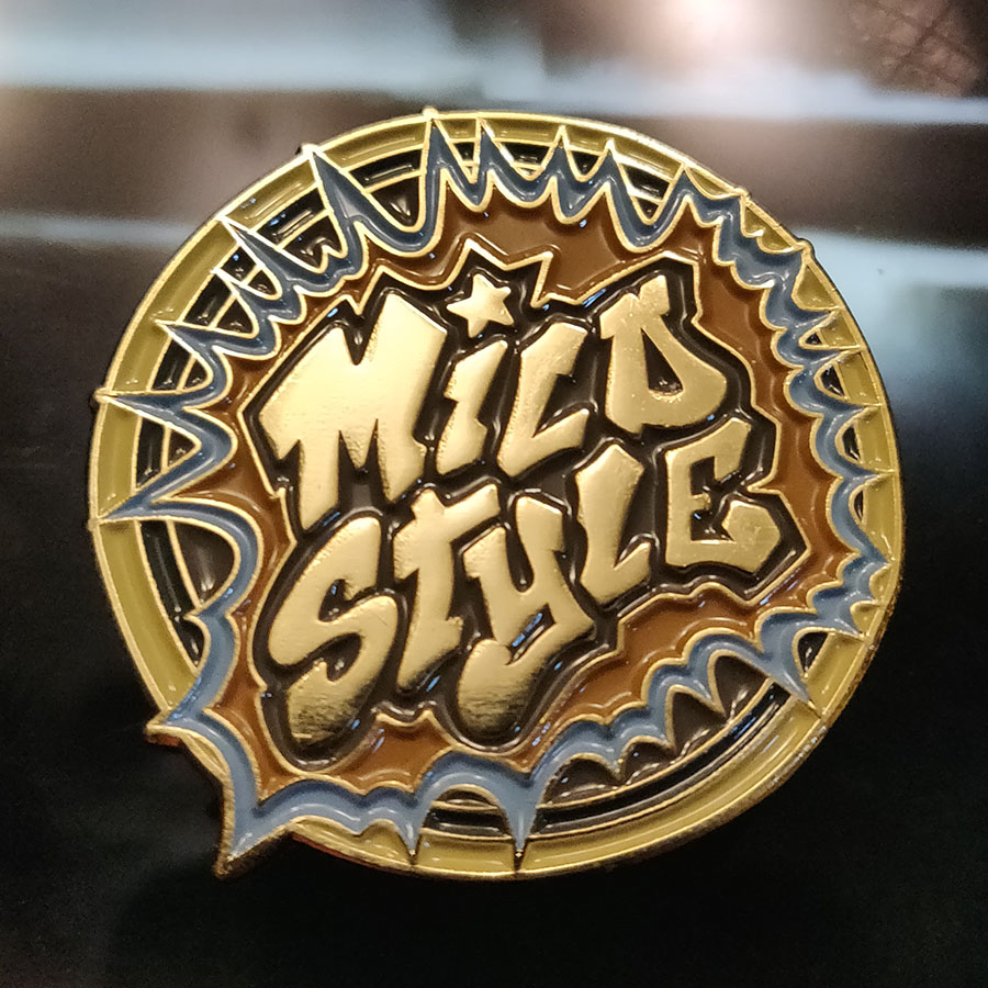 SALE!!! 'Mild Style' gold soft enamel pin