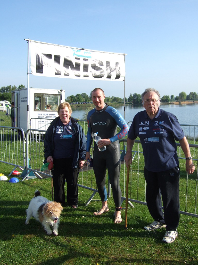 Mum & Dad coming along for moral support and inspiring me all the way to the finish line!! :)