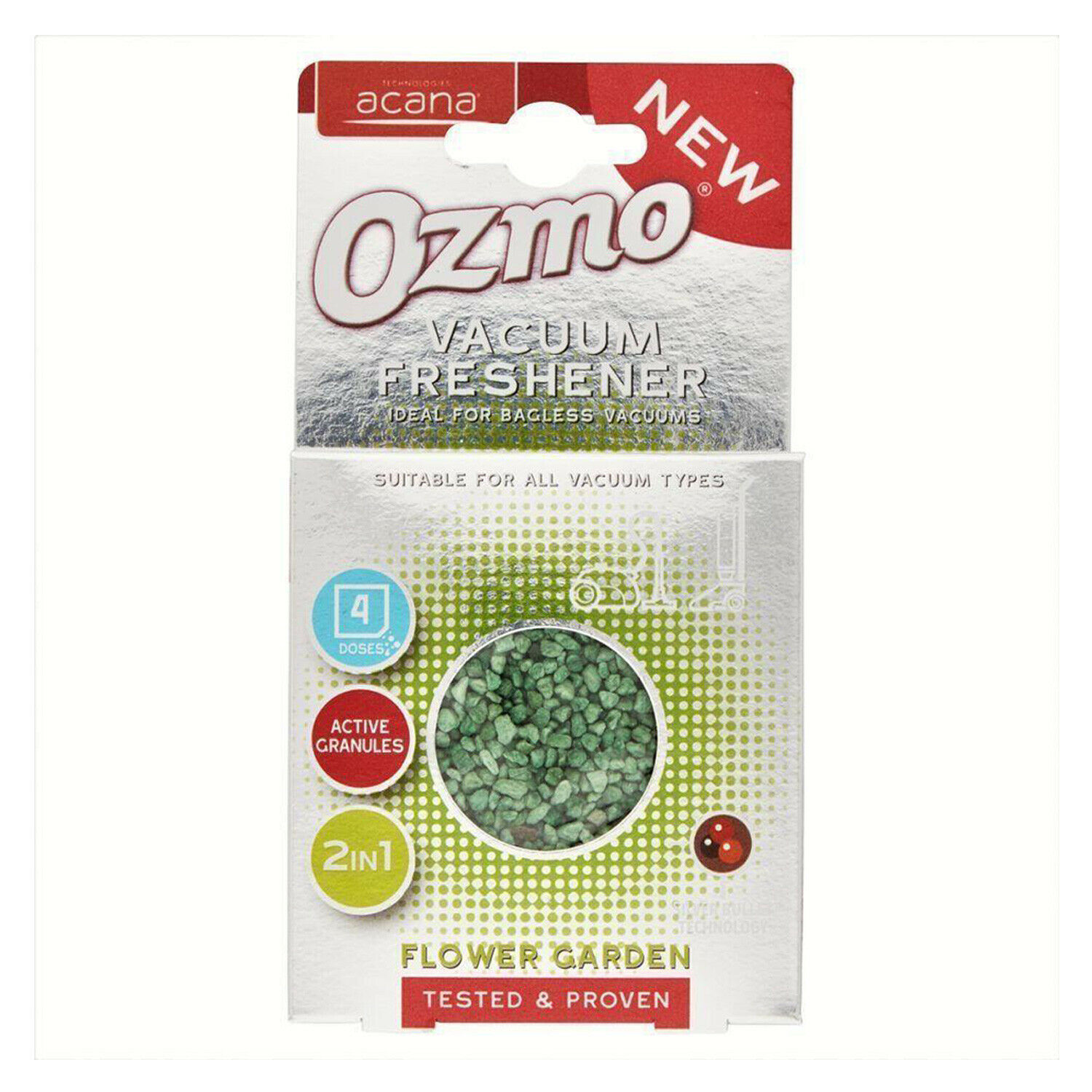 Ozmo Professional Natural Vacuum Freshener 4 Sachets
