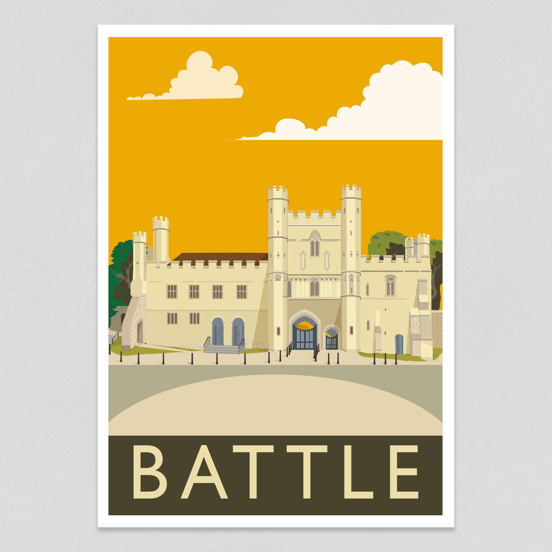 6 x Battle Abbey Postcards
