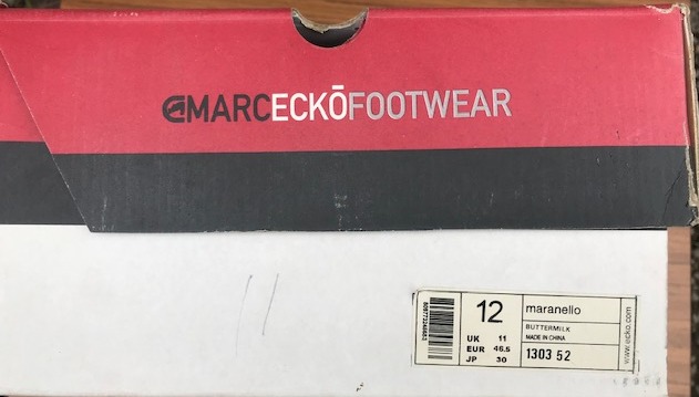 Marc Ecko Maranella shoes Uk 11 Eur 46.5 was £ 60 Now  29.99