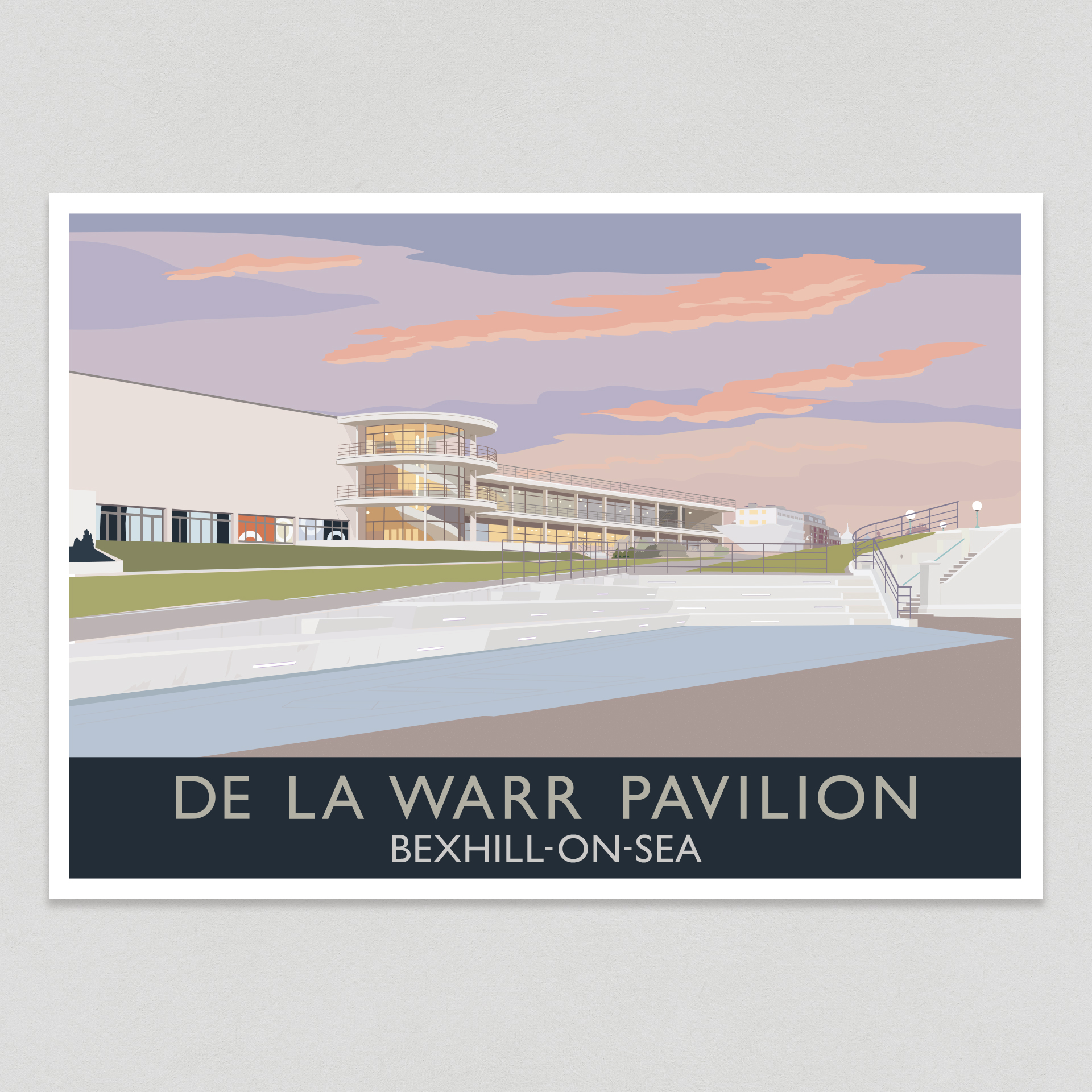 6 X De La Warr Pavilion Postcards