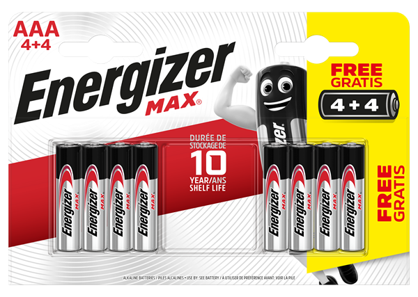 Energizer AAA Max Batteries 8 Pack