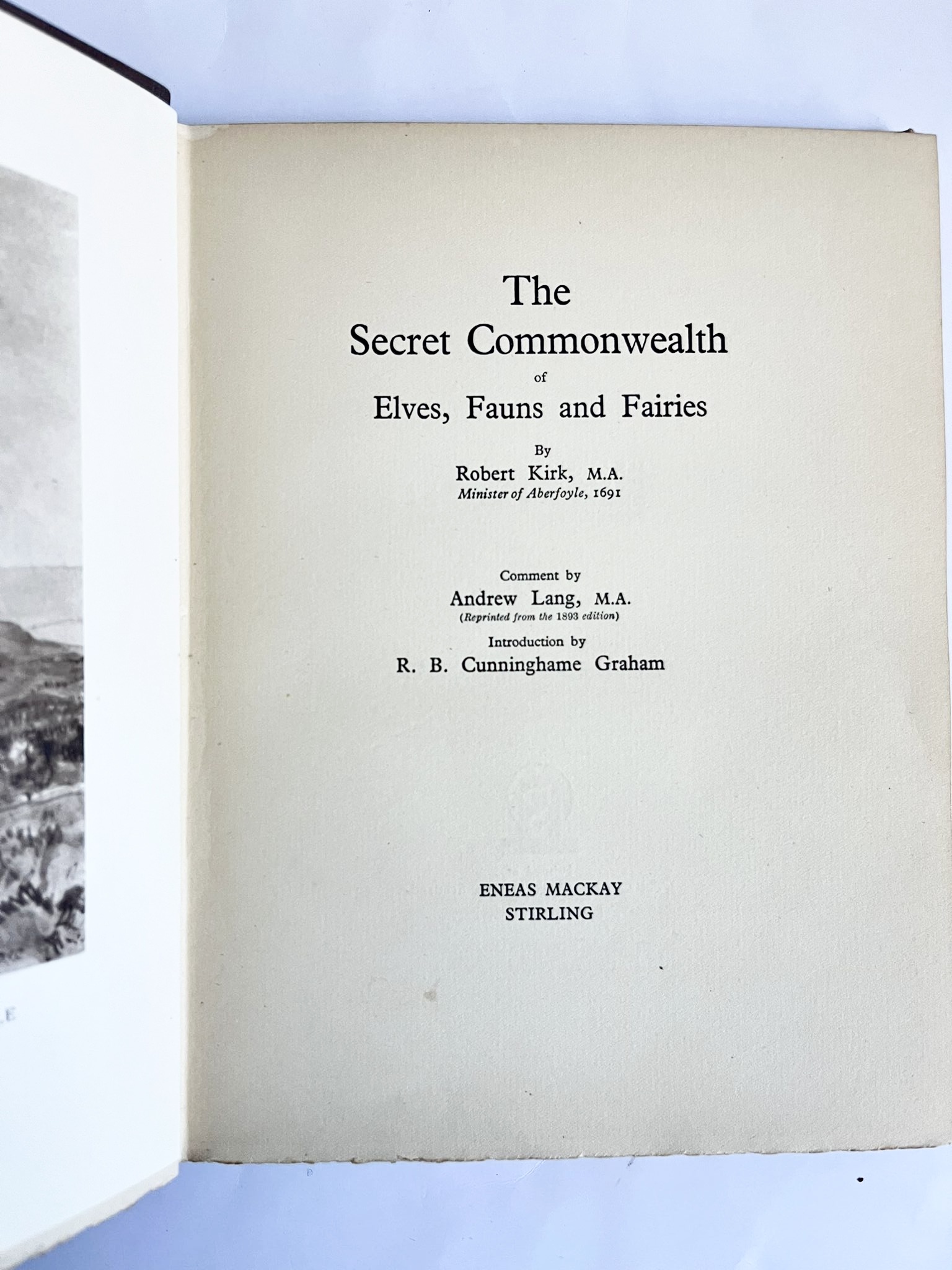 The Secret Commonwealth of Elves, Fauns & Fairies by Robert Kirk