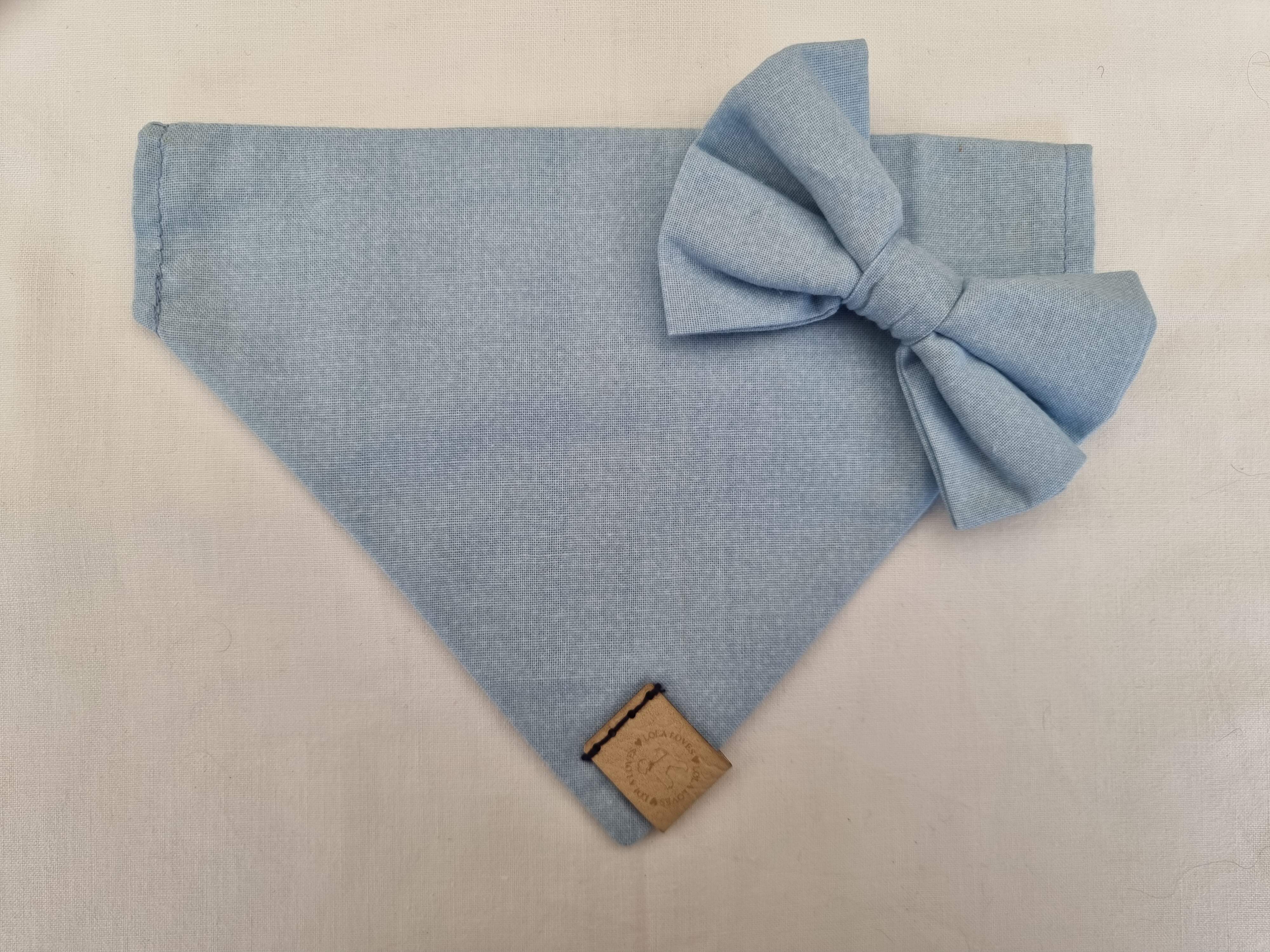 Pale Blue Collar Bow-Tie