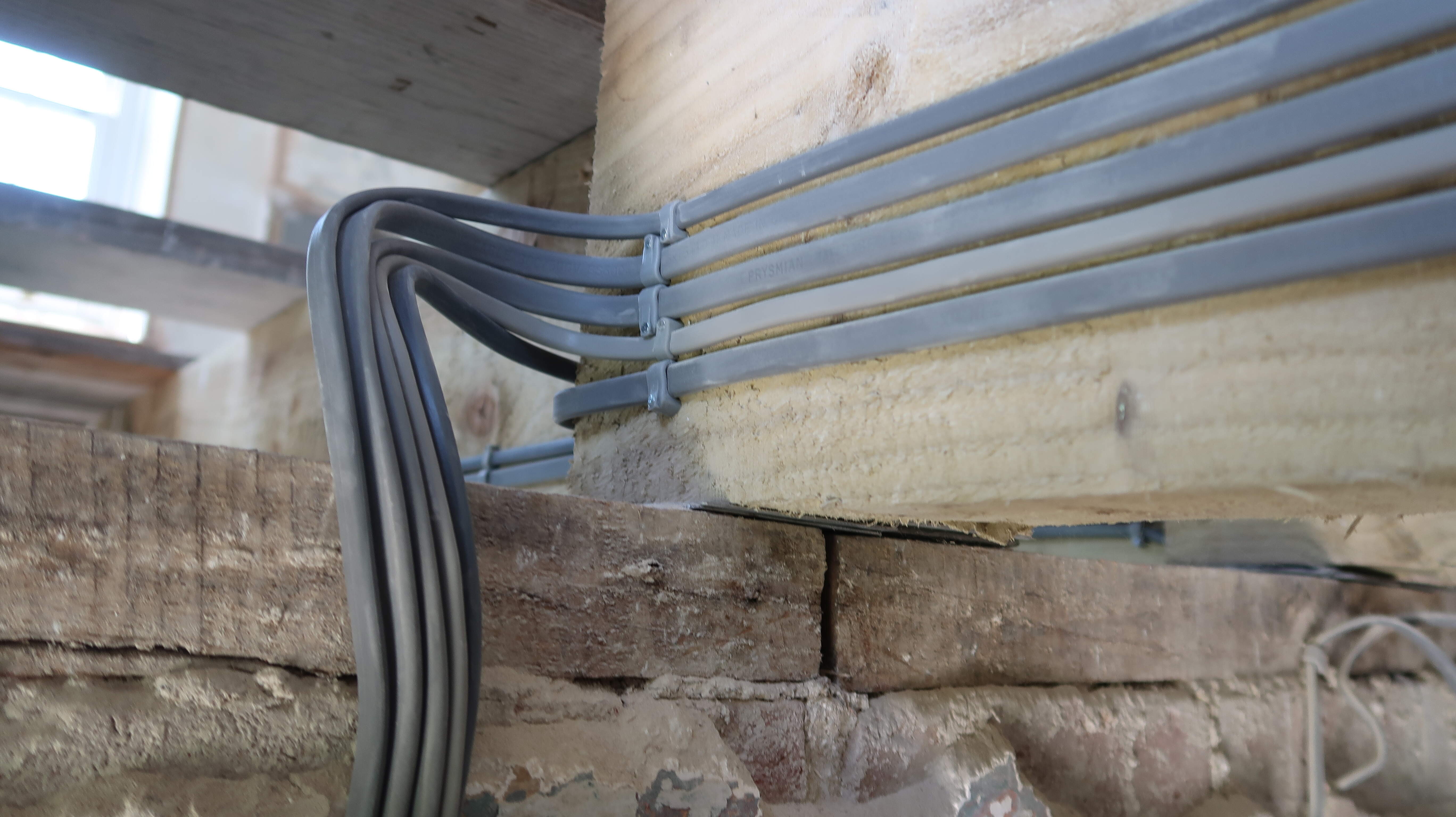 Rewiring and new installations, from clipped PVC to conduit systems and armoured cable