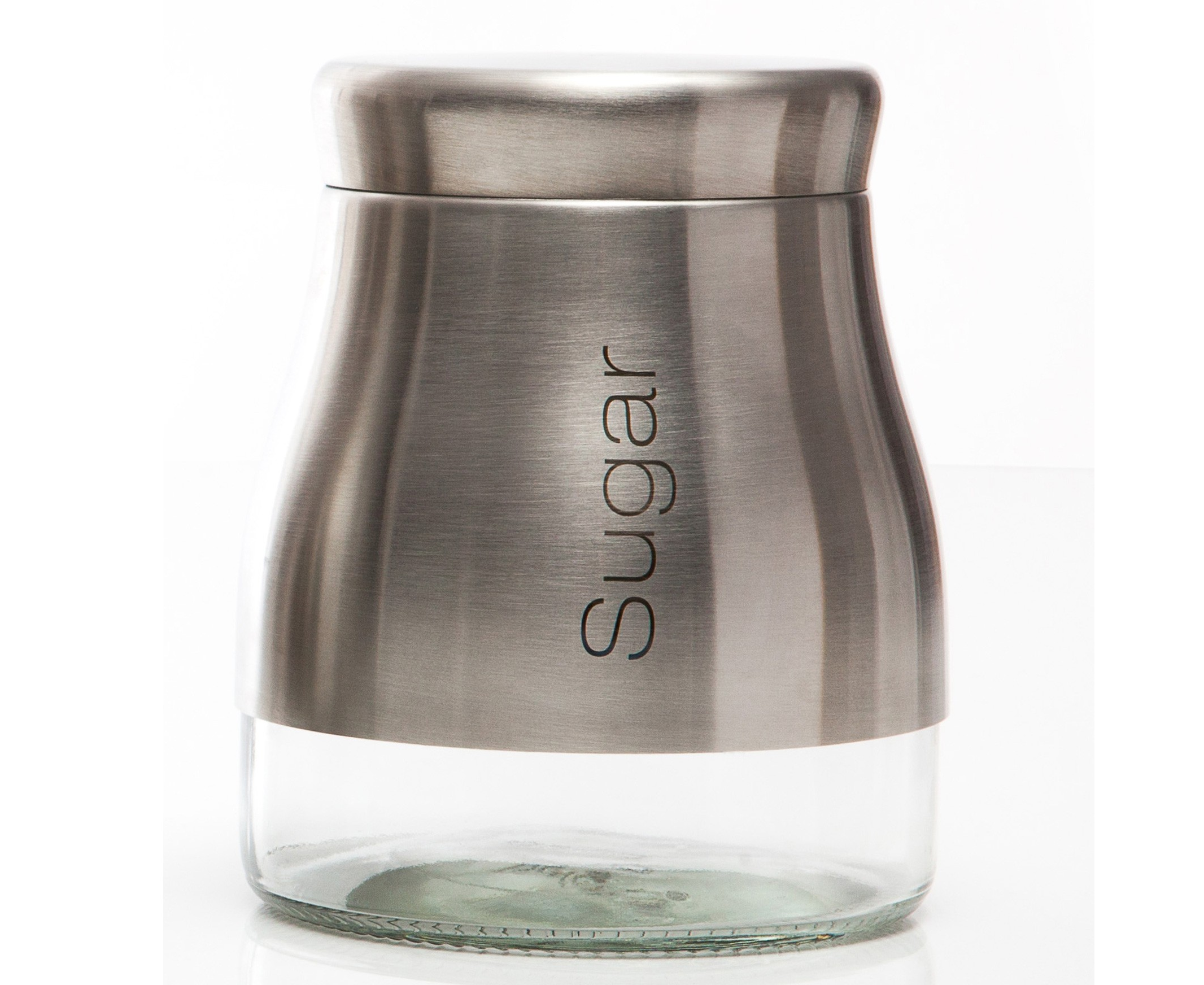 Sabichi Stainless Steel & Glass Sugar Storage Jar