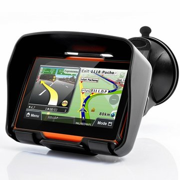 Car Motorcycle Waterproof Dustproof Shockproof Portable GPS Navigation