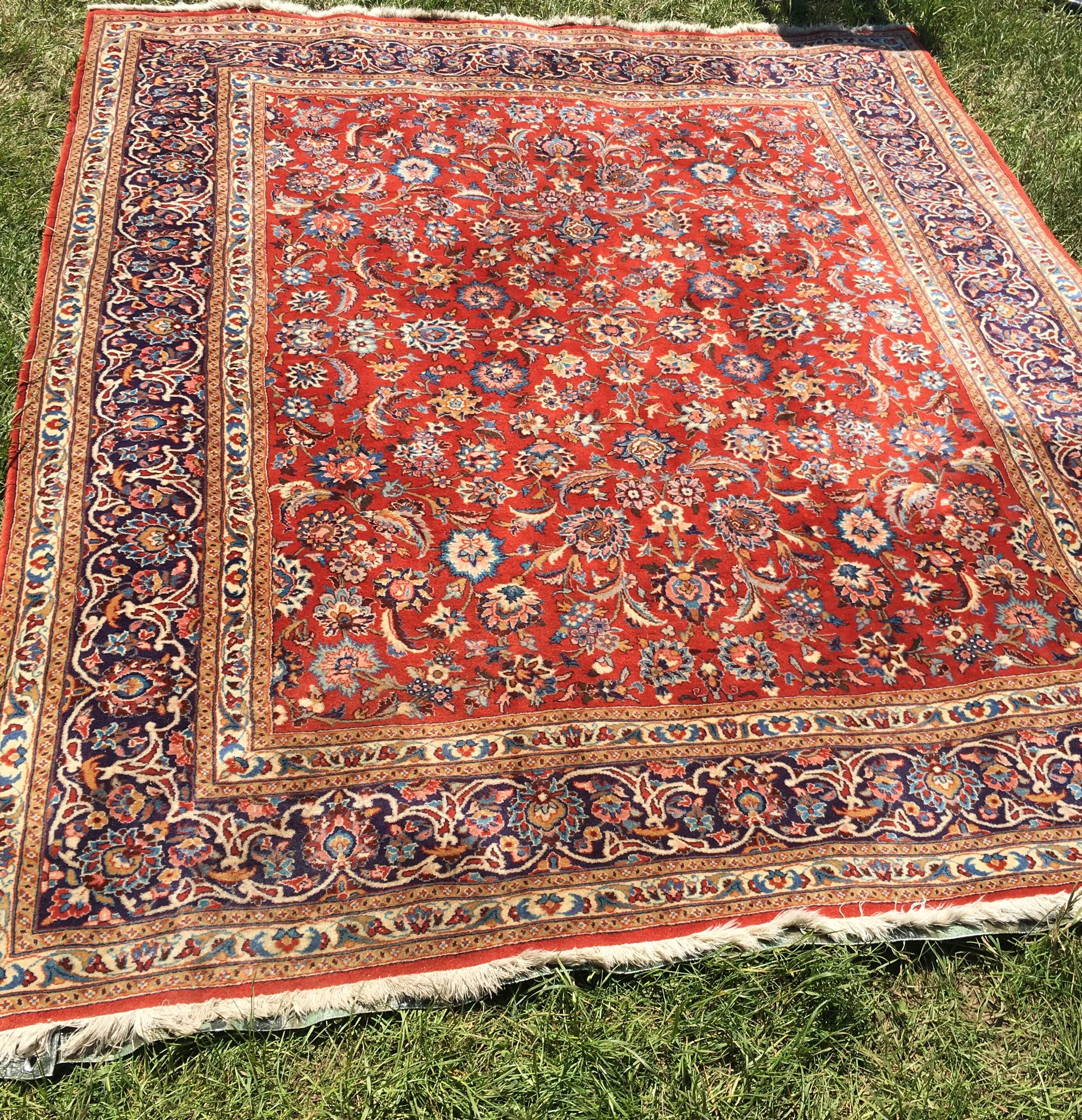 Superb Quality Handmade Kashan Rug from the 1960's