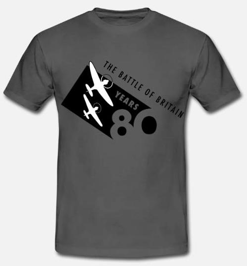 The Battle of Britain 80th Anniversary men’s t-shirt1: Size 2XL & 3XL