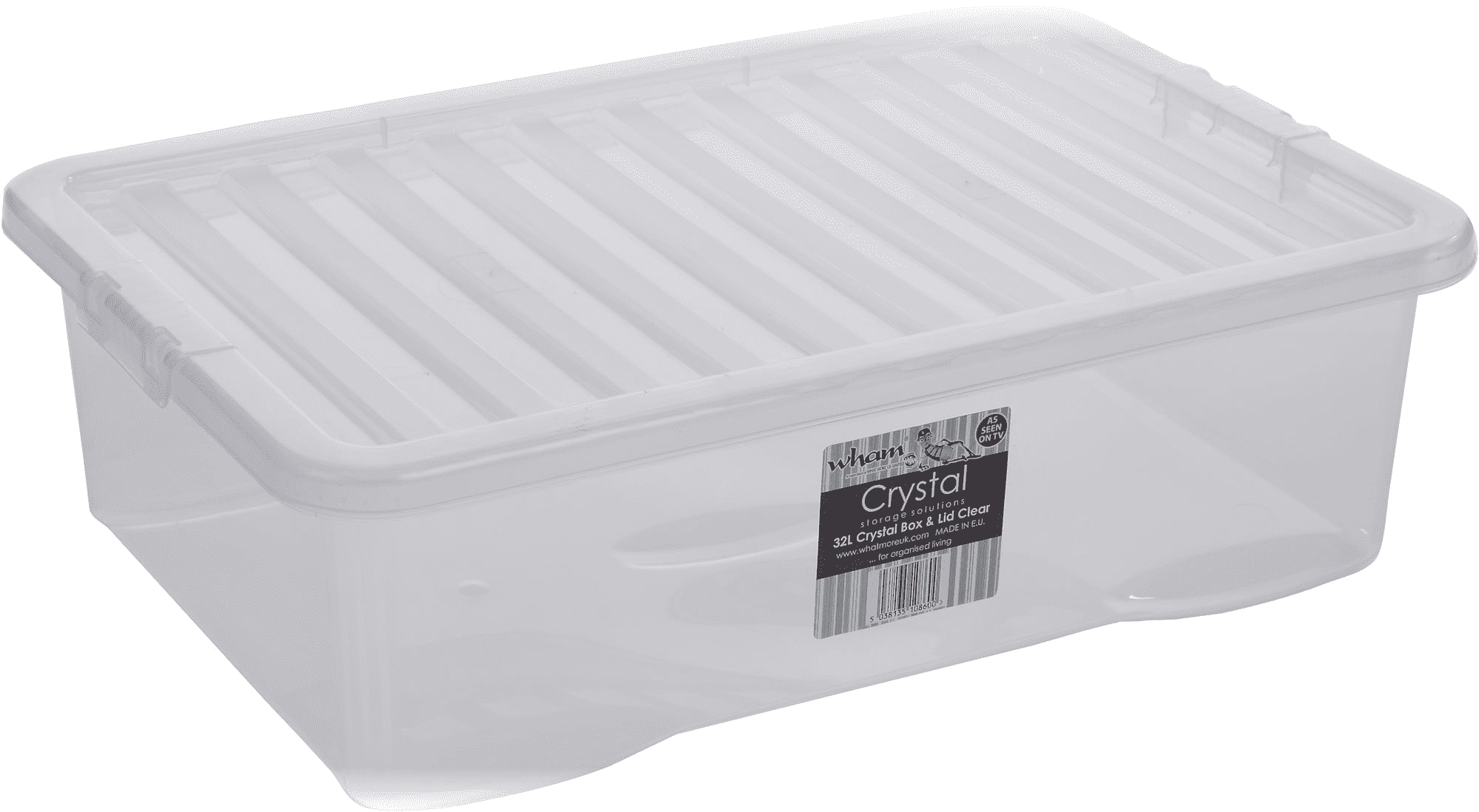 Wham Crystal Under-bed Storage Box 32L