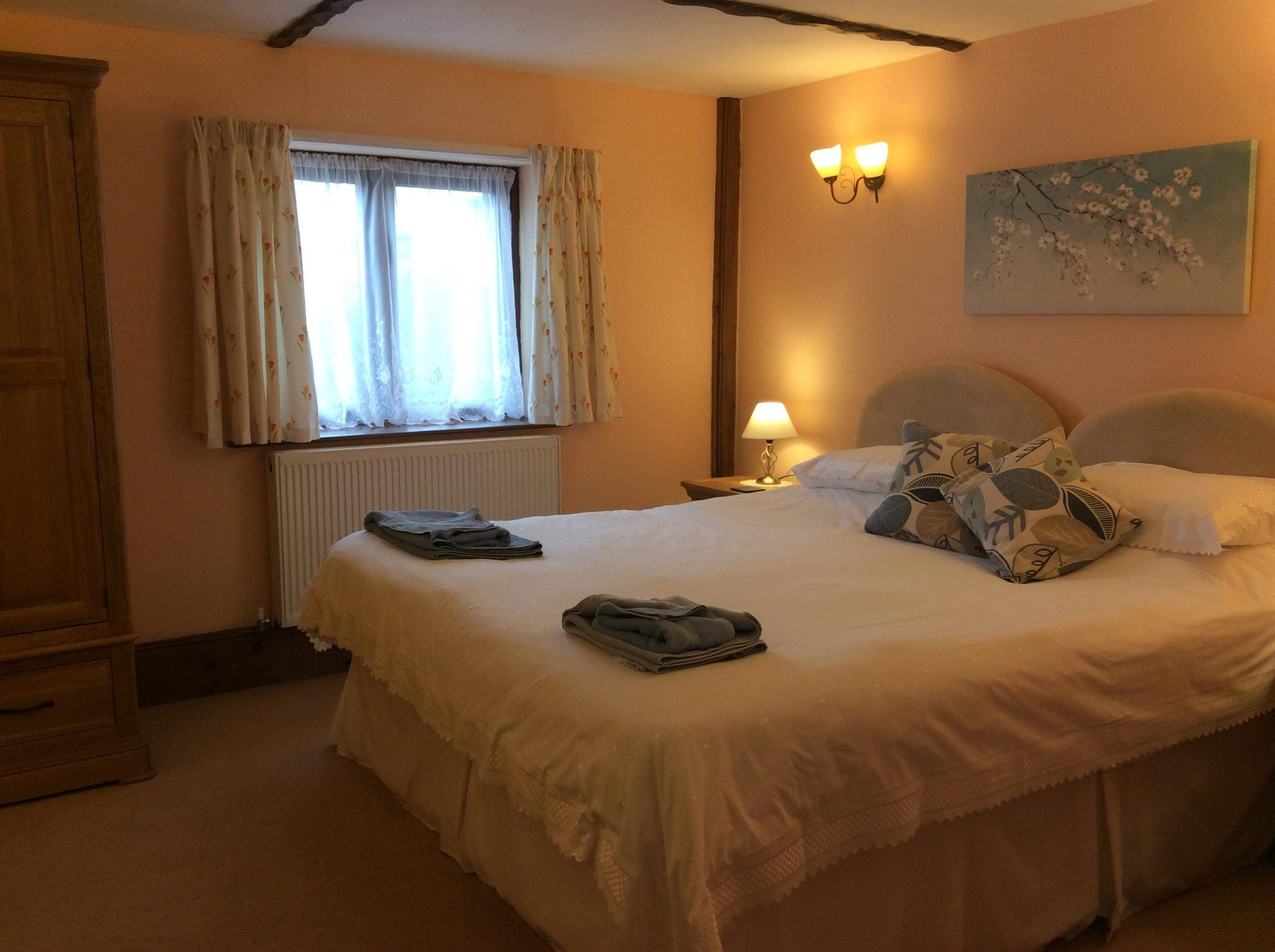 All on one level, with large enclosed garden, double and single bedrooms with shared bathroom