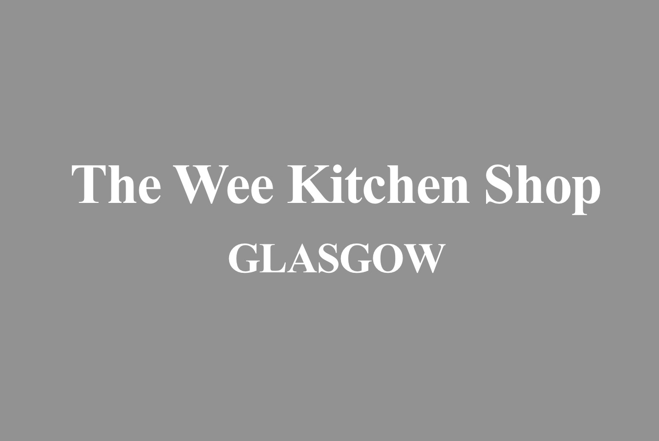 The WEE Kitchen Shop