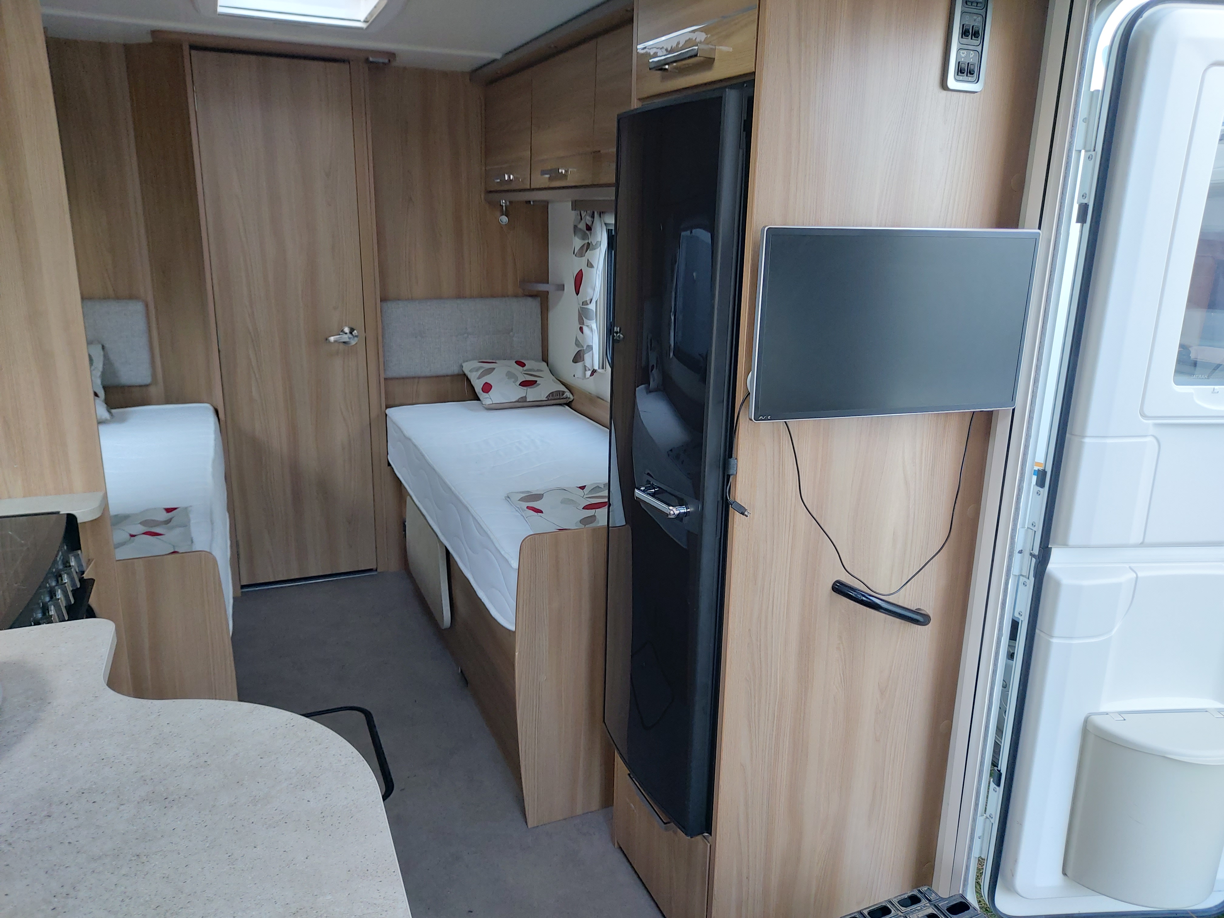 2016 Bailey Pegasus Rimini 4 Berth Fixed Single Beds End W/room Caravan M/Mover