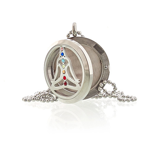 Aromatherapy Jewellery Pendant - Yoga Chakra - 30mm