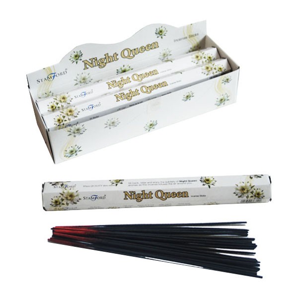 Night Queen Premium Incense Sticks - Approx 20