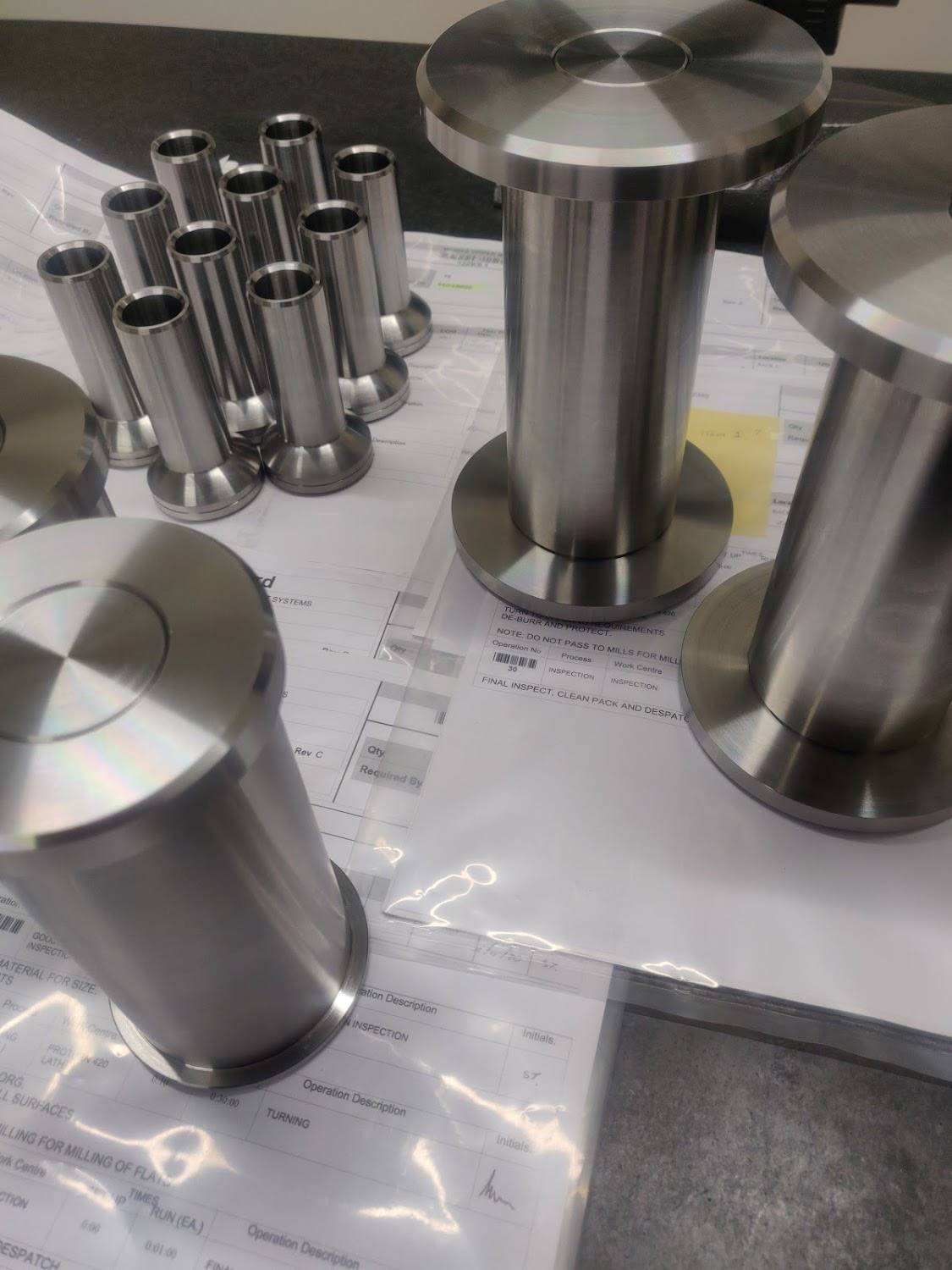 machined parts made from stainles steel