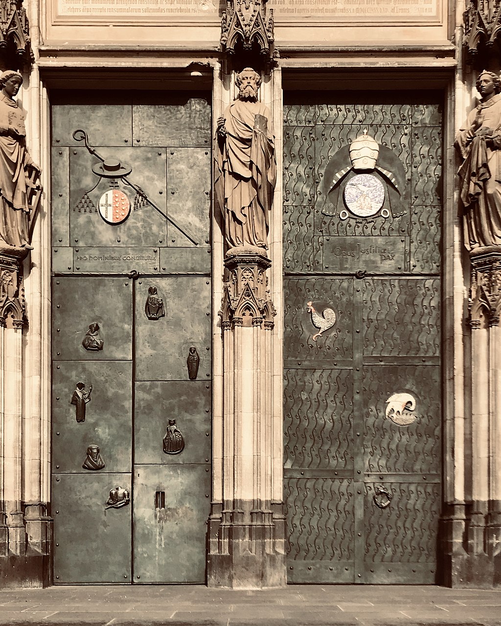 bronze doors, Cologne Cathedral Joseph Beuys