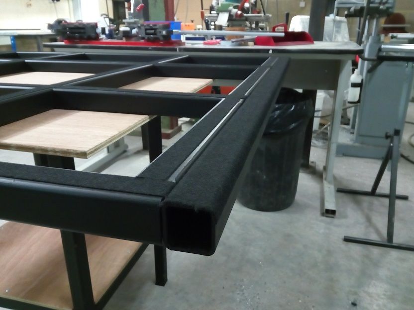 EXTENDABLE HEAVY DUTY GLAZING TABLE UK MANUFACTURED