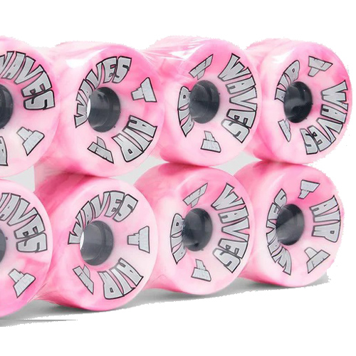 Air Waves white/Pink Marble Wheels