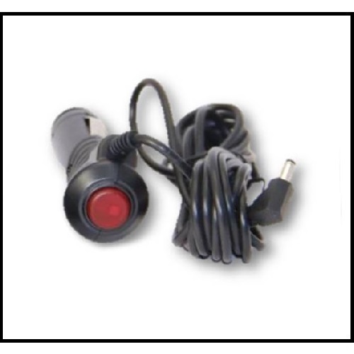 12V DC Power Charging Lead can charge the detector from the vehicles auxiliary power socket 