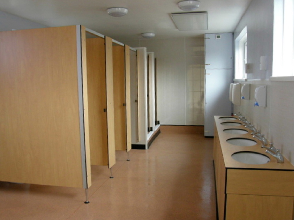 Shower block facilities refurbished in 2014