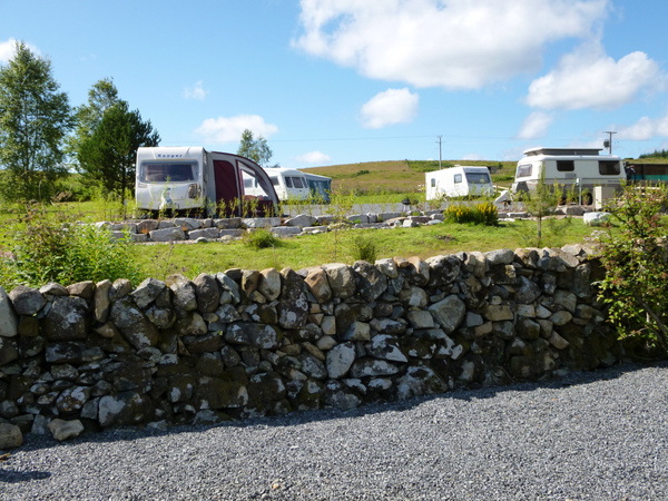 upper touring pitches at Glentrool Camping and Caravan Site