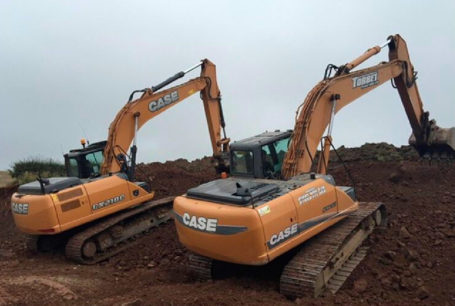 2.2 tonne excavators Torbet Plant of Stranraer