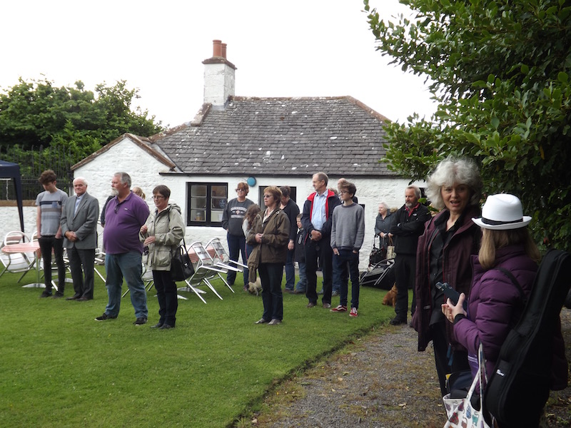 Visitors pictured at an American Indpendence Day event held at the John Paul Jones Museum in Scotland