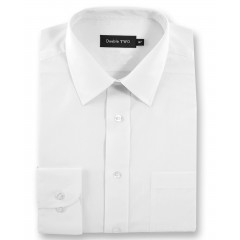 white plain shirt