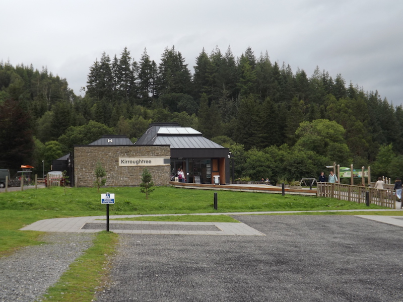 The new visitor centre at Forestry Commission Scotland's Kirroughtree site near Newton Stewart
