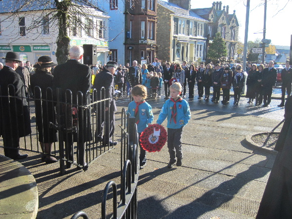 Remembrance Day Parade Moffat, 2013