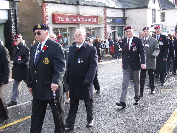 Remembrance Day Parade Moffat, 2012
