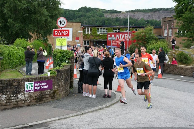 The inaugural Dalbeattie Half Marathon Event in 2012