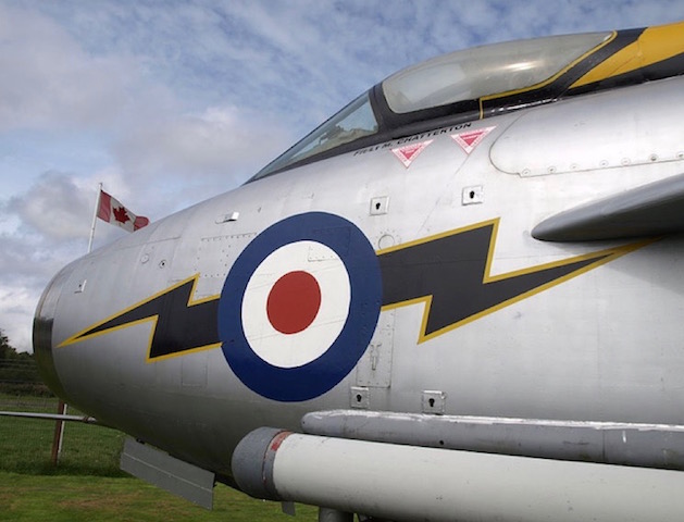 Dumfries Aviation Museum - one of the fighter aircraft on show