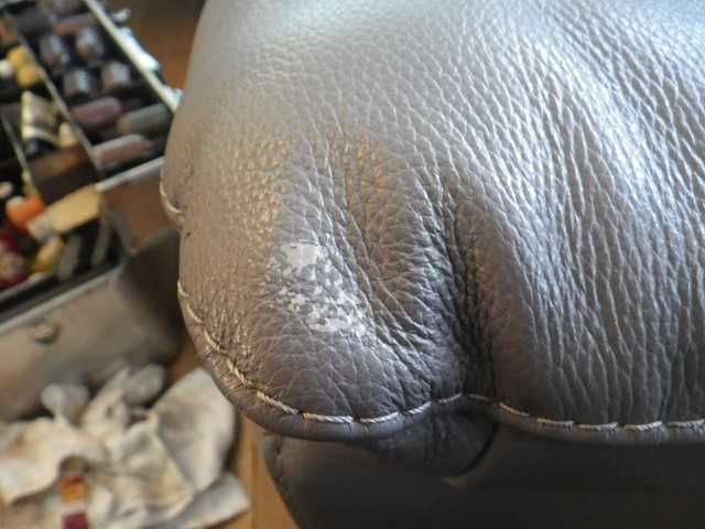 Leather restoration