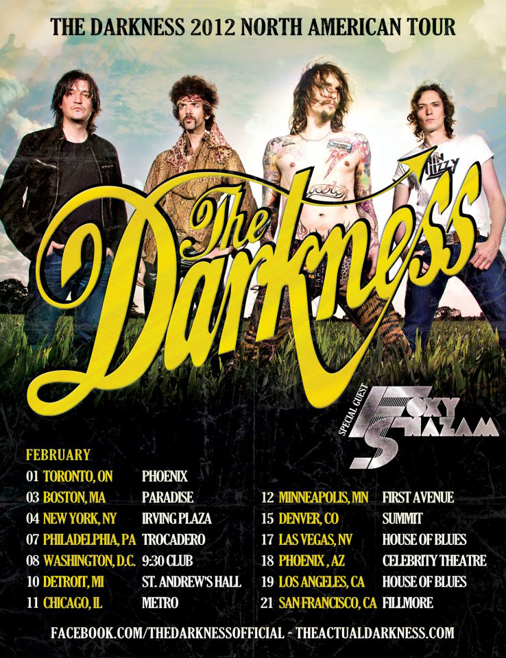 North American Tour 2012 poster
