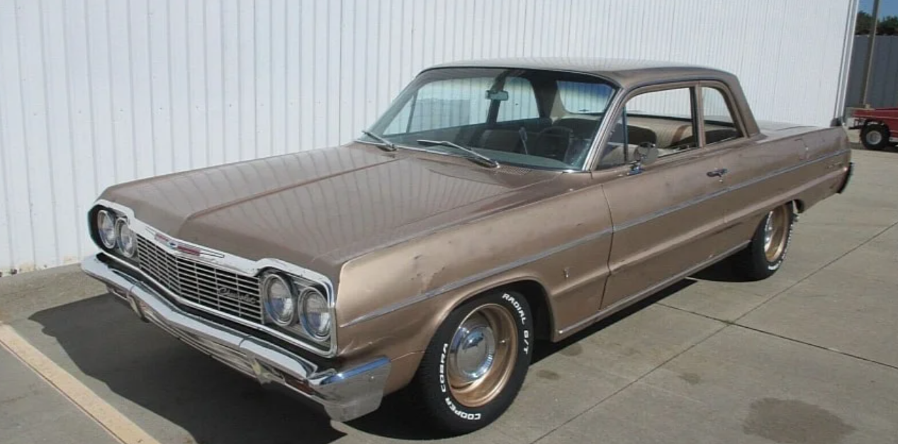 Man Restores 1964 Chevrolet Bel Air in Two Years, Hides a Little Surprise Under the Hood