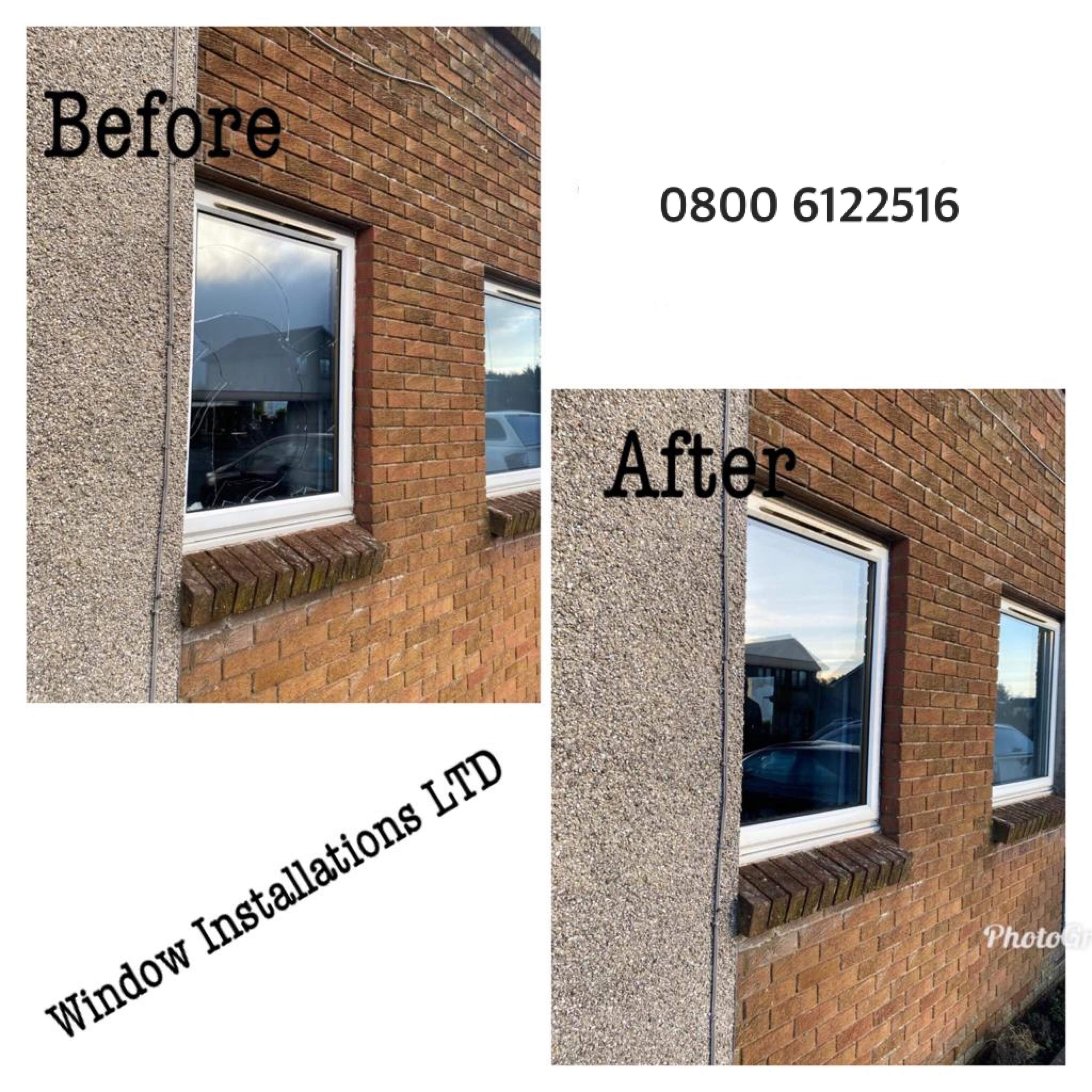 replacement double glazing unit fitted