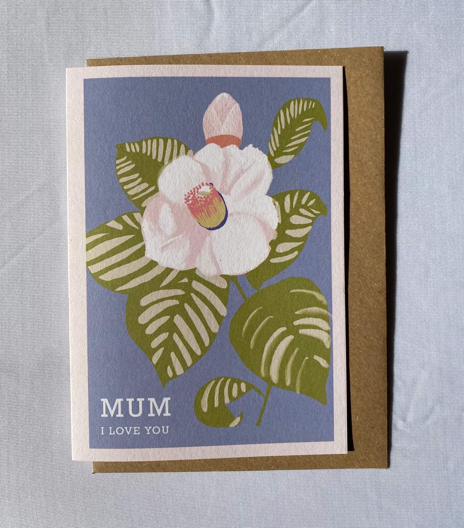 Mum I love you flower Mother's day card LMMD005