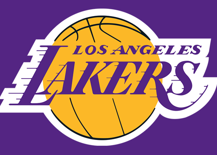 Spalding Unisex's Nba Team L.A. Lakers Basketball Ball, Yellow/Purple, Size: 7